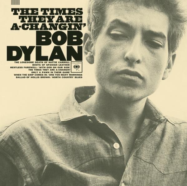 Bob Dylan - The Times They Are A-Changin' - album cover