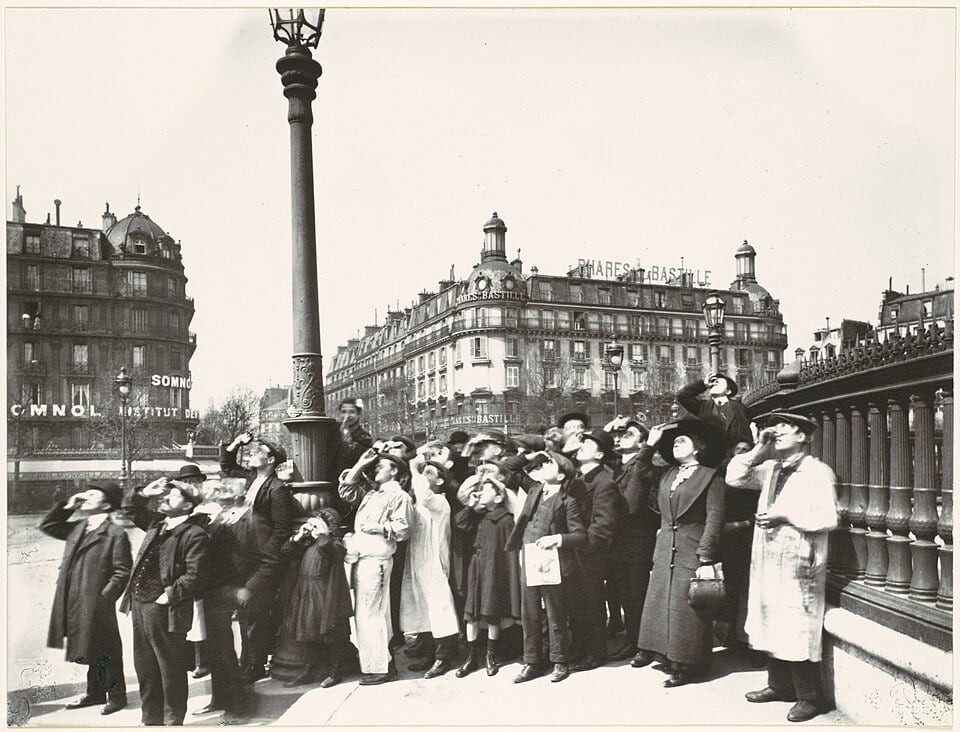Photographie - Eugène Atget, Eclipse, Paris 1912