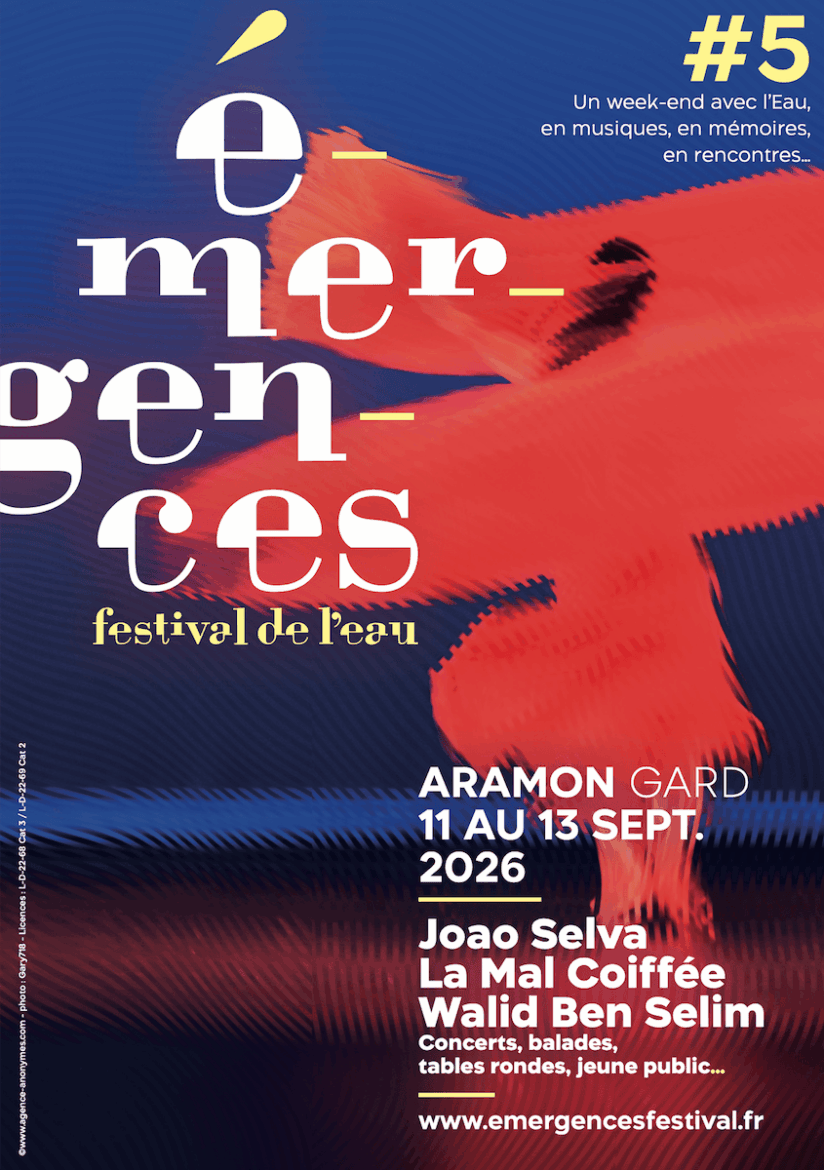 Affiche Festival Emergences Aramon