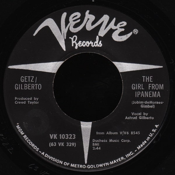 Getz-Gilberto - Single The-Girl-From-Ipanema