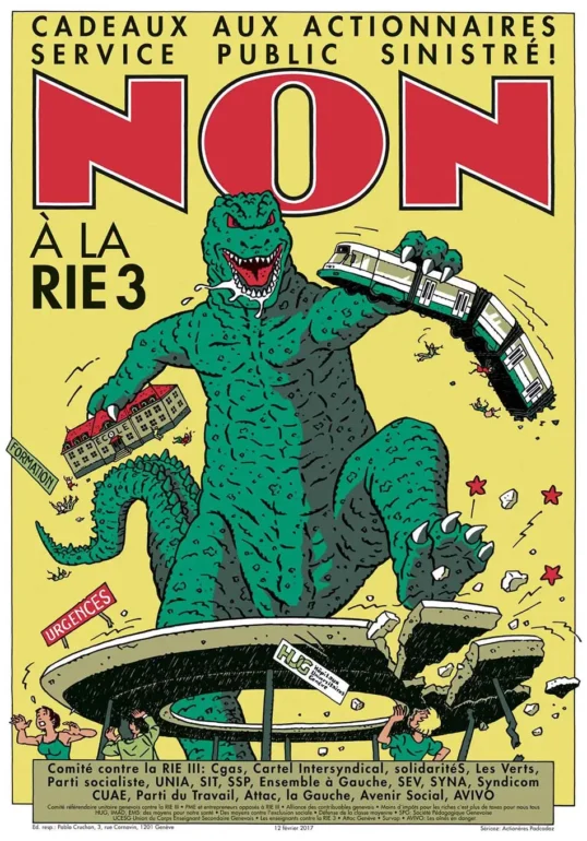 © Exem (2017) Non à la RIE3 (3ème réforme de l'imposition des entreprises)