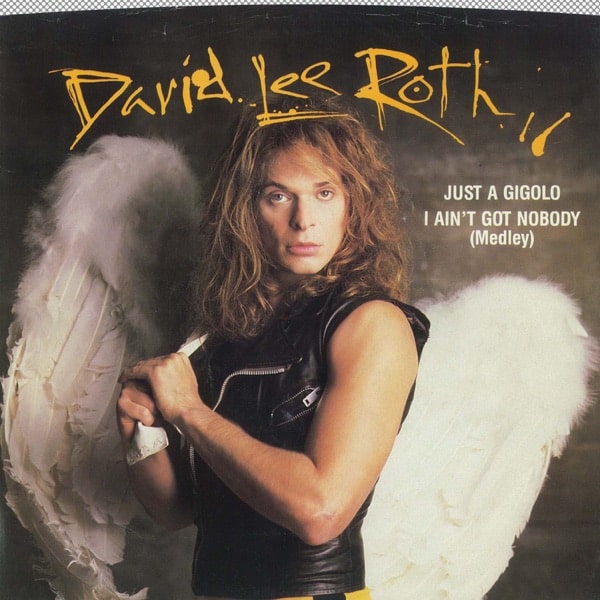 Photo © Brad Branson pour la pochette du 45T de David Lee Roth "Just A Gigolo" (1985)